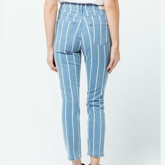 Urban Outfitters RSQ Cali high rise striped jeans in size 24 or 0 see measuremen - Picture 2 of 8